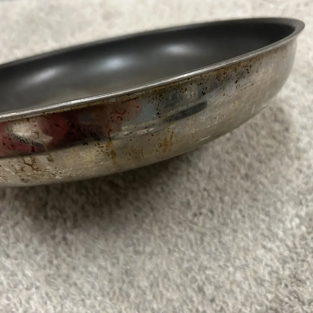 Viking 12 Inch Frying‎ Pan 5 Ply Stainless Steel Non Stick Alloy Core